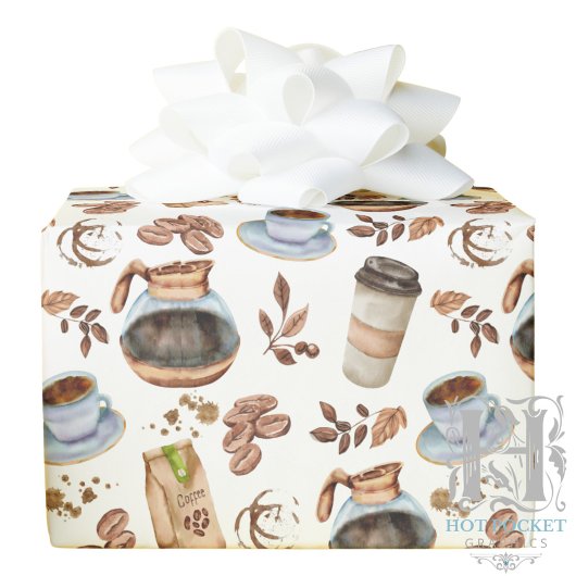Coffee Wrapping Paper Geschenkpapier