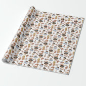 Coffee Wrapping Paper Geschenkpapier (Ungerollt)
