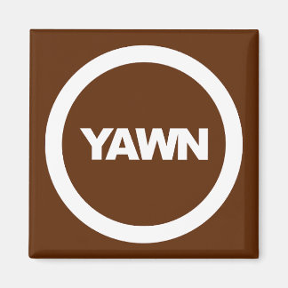 Coffee Yawn Brand Dorm Kühlschrank Magnet
