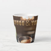 Coffee & You Latte Mug – Cozy Café Aesthetic Gift Milchtasse (Vorderseite)