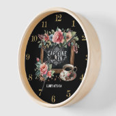 Coffeecore Clock Kaffee Memen Barista Chalkboard Uhr (Winkel)