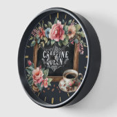 Coffeecore Clock Kaffee Memen Barista Chalkboard Uhr (Winkel)