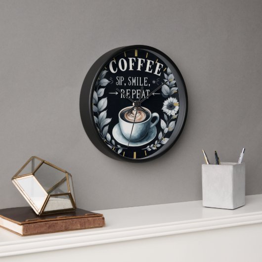 Coffeecore Dekor - Kaffeemaschine Wand Uhr (Büro)