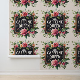 Coffeecore Funktion Wallpaper Coffeine Queen Stick Tapete
