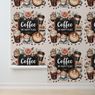 Coffeecore-Tapete Sticky-Funktion Wandküche Tapete
