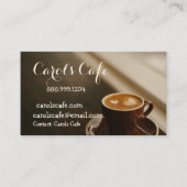 Coffeehouse Café Coffee Shop Visitenkarte (Vorderseite)