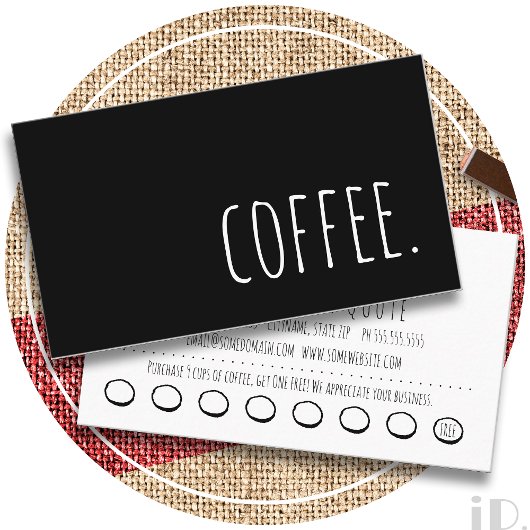 Coffeektkarte Treuekarte