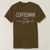 Coffeeman Superhero T-Shirt (Design vorne)