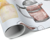 Coffeemania-Koffein Geschenkpapier (Rolleneckpunkt)