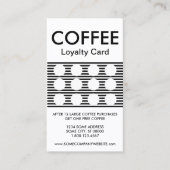 Coffeemekulatur Strip-Briefmarke Treuekarte (Vorderseite)