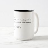 CoffeeMug PHP-Klasse Zweifarbige Tasse (VorderseiteRechts)
