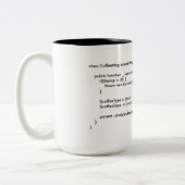 CoffeeMug PHP-Klasse Zweifarbige Tasse (Links)