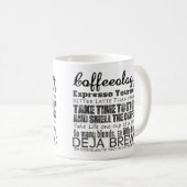 Coffeeology Kaffee-Tasse Kaffeetasse (VorderseiteRechts)