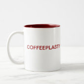 COFFEEPLASTY ZWEIFARBIGE TASSE (Links)