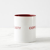 COFFEEPLASTY ZWEIFARBIGE TASSE (Mittel)