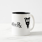 CoffeeRx Eule Zweifarbige Tasse (VorderseiteRechts)