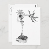 Coffeese Postkarte (Vorne/Hinten)