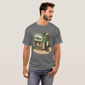 Coffeeshop Cats Buchhandlung von Tobe Fonseca T-Shirt (Vorne ganz)