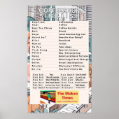 Coffeeshop Singlish Poster (Vorne)