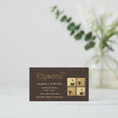 Coffeeshop Visitenkarte (Stehend Vorderseite)