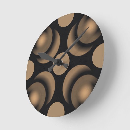 COFFEEtime acrylic wall clock Runde Wanduhr (Winkel)