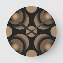COFFEEtime acrylic wall clock Runde Wanduhr