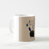 Coffein Addict Kaffeetasse (Vorderseite Links)