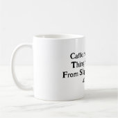 Coffein-angereicherte Sarcasm-Tasse Kaffeetasse (Links)