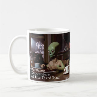 Coffein-Begegnungen der Außerirdischen der dritten Kaffeetasse