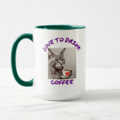 Coffein Cat Humorale Tasse (Links)
