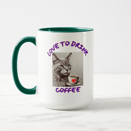 Coffein Cat Humorale Tasse (Links)