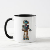 Coffein Circuit - Freundlicher Robot Barista Tasse (Links)
