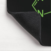 Coffein Coffee Molecule Chemisches Diagramm Mousepad (Ecke)