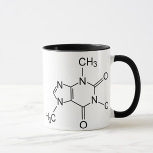 Coffein Coffee Molecule Chemisches Diagramm Tasse