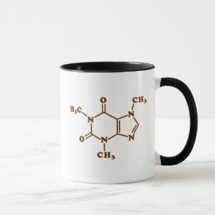 Coffein Coffee Molekulare Chemische Formel Tasse