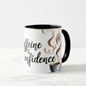 Coffein & Confidence - Boss Lady Coffee Cup Tasse (VorderseiteRechts)
