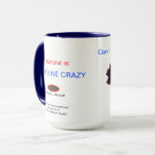 Coffein Crazy Tasse (Vorderseite Links)