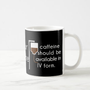 Coffein in IV, Spaß der Krankenschwester Kaffeetasse