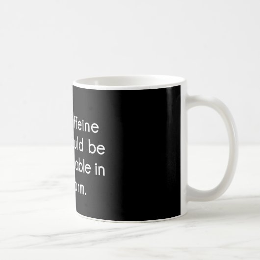 Coffein in IV, Spaß der Krankenschwester Kaffeetasse (Rechts)