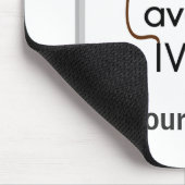 Coffein in IV, Spaß der Krankenschwester Mousepad (Ecke)