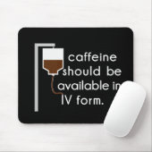Coffein in IV, Spaß der Krankenschwester Mousepad (Mit Mouse)