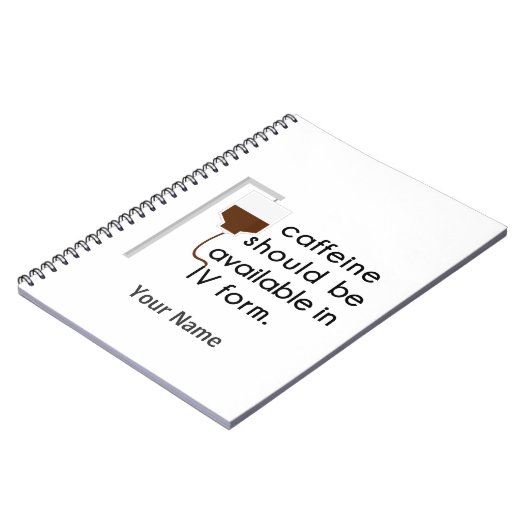 Coffein in IV, Spaß der Krankenschwester Notizblock (Linke Seite)