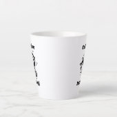 Coffein-Incoming! Funny Bee mit Eimer Cartoon Milchtasse (Vorderseite)