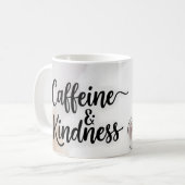 Coffein & Kindness Tasse - Cosy Coffee Gift (Vorderseite Links)