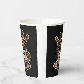 Coffein King - von Kaffee gekrönt Pappbecher (Links)