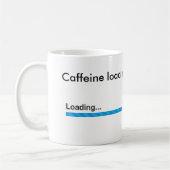 Coffein Loading, bitte warten Sie Tasse (Links)