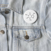 Coffein Molecule Chemistry Coffee Atome Button (Beispiel)