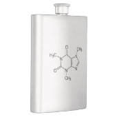 Coffein Molecule Chemistry Coffee Atome Flachmann (Rechts)