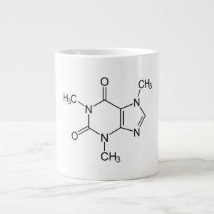 Coffein Molecule Chemistry Coffee Atome Jumbo-Tasse