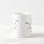 Coffein Molecule Chemistry Coffee Atome Kaffeetasse (Mittel)
